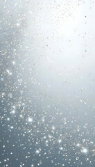 Light gray shiny silver background texture and sparkle paper for Christmas party, seasonal greetings, wedding decor design elements, abstract art.