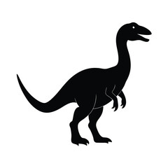 Tyrannosaurus Rex Silhouette Vector.