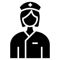 Nurse Icon Element For Design