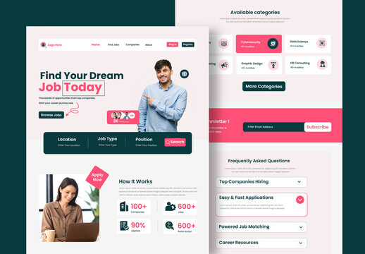 Hiring Creative Job Board Website Design
