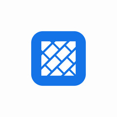 wallpaper stick icon sign vector