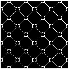 Fototapeta premium Abstract texture for fabric print, card, table cloth, furniture, banner, cover, invitation, decoration, wrapping. Seamless repeating pattern. Black and white color. Carpet pattern texture.