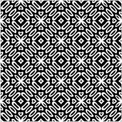  Abstract texture for fabric print, card, table cloth, furniture, banner, cover, invitation, decoration, wrapping. Seamless repeating pattern.  Black and white color. Carpet pattern texture.