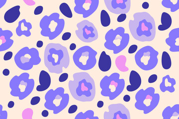 Trendy floral pattern design ideal for textile