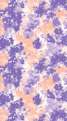 Obraz premium Abstract pattern featuring soft hues of purple and peach blending seamlessly in a textured design