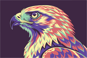  Vibrant rainbow owl, colorful feathers, piercing eyes, detailed plumage, hyper-realistic, surreal, fantasy creature, iridescent, close-up portrait, studio lighting, dark background, digital art, hi