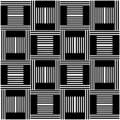 Abstract texture for fabric print, card, table cloth, furniture, banner, cover, invitation, decoration, wrapping. Seamless repeating pattern.  Black and white color. Carpet pattern texture.