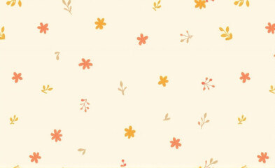 seamless background with autumn leaves