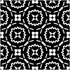 Abstract texture for fabric print, card, table cloth, furniture, banner, cover, invitation, decoration, wrapping. Seamless repeating pattern.  Black and white color. Carpet pattern texture.
