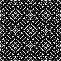 Abstract texture for fabric print, card, table cloth, furniture, banner, cover, invitation, decoration, wrapping. Seamless repeating pattern.  Black and white color. Carpet pattern texture.
