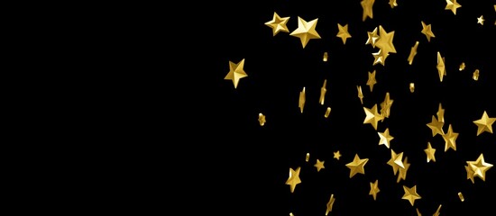 XMAS Glossy 3D Christmas star icon. Design element for holidays. -