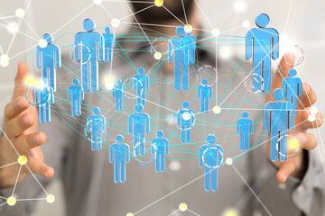 human social network and leadership as concept