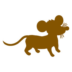 Mouse Cute Little Rat Pet Rodent Cool Silhouette Design Lover Art Vector Illustration Card T-Shirt Poster Sticker Graphic Print Decorative Drawing Isolated Logo Decoration Symbol Creative Cool Style
