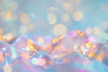 The background can feature an abstract blurred circle created from bokeh light