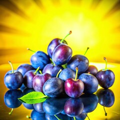 Vibrant Plum Artwork