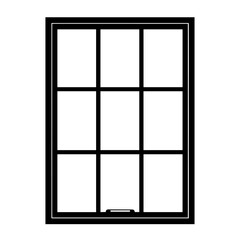 Window illustration minimalist simple vector