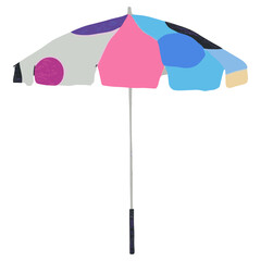 Obraz premium Umbrella for beach illustration architecture accessory vector