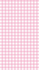 Pink gingham checkered background