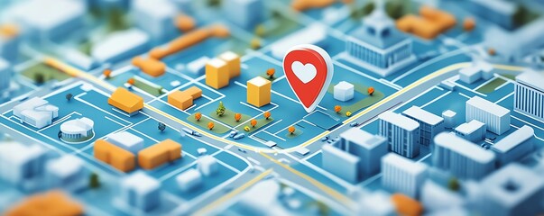 Digital map of essential healthcare services for travelers