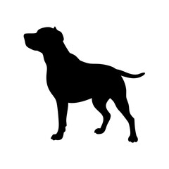 Elegant Dog Silhouette Vector Artwork for Creatives