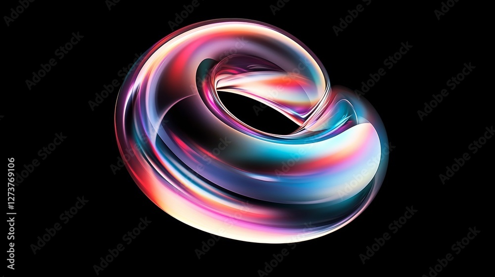 Poster the dynamic and artistic style captures abstract expressions in a colorful way, stock