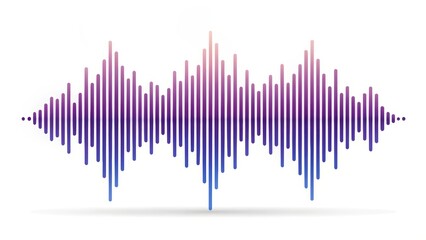 Abstract Sound Waveform