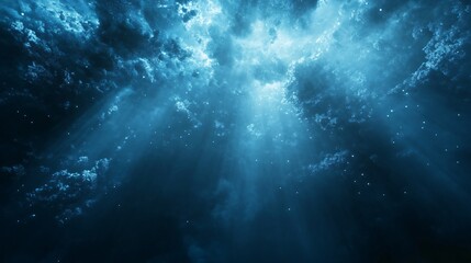 Captivating Natural Background of Aurora Borealis in the Night Sky