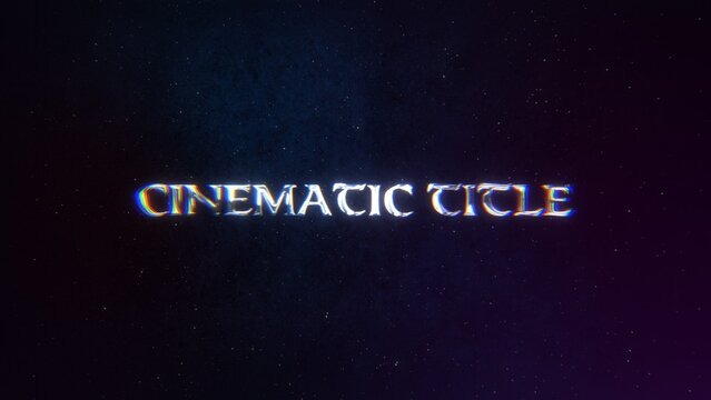 Cinematic Title