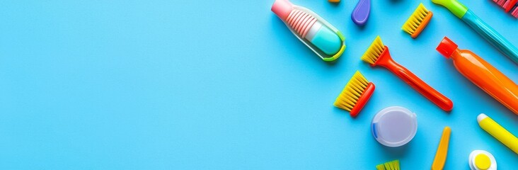 A versatile cleaning kit suitable for various surfaces in the kitchen, bathroom, and additional rooms