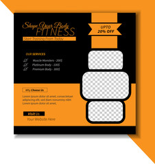 gym fitness post design