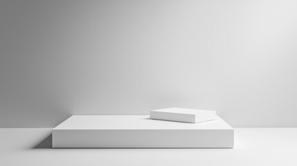 The stock photo presents a gray background with subtle ambient lighting and elegant shadows, creating an ideal setting for showcasing products in a refined and ambient environment