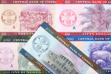 Liberian dollar - new series of banknotes - reverse side