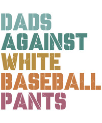 Fototapeta premium Dads Against white baseball Pants