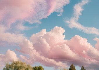 Soft Pastel Clouds
