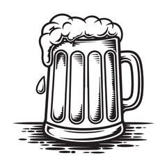 Beer Mug Illustration