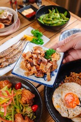 Food is any substance consumed to provide nutritional support for the body. It typically comes from plants, animals, or fungi and contains essential nutrients such as carbohydrates, proteins, fats, vi