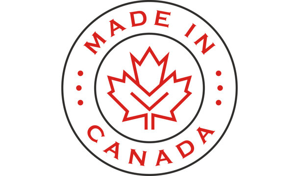 Made In Canada Logo - Maple Leaf Negative Space