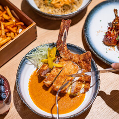 Food is any substance consumed to provide nutritional support for the body. It typically comes from plants, animals, or fungi and contains essential nutrients such as carbohydrates, proteins, fats, vi