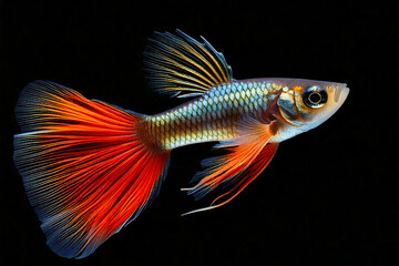 Fototapeta premium siamese fighting fish