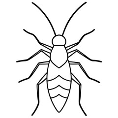 Modern Aphid Line Art