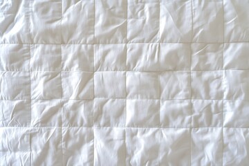 Obraz premium White quilted fabric background texture