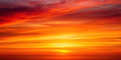 Obraz premium Ombre gradient background in warm shades of red and orange hues blending into each other softly , sunset, artistic