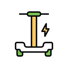 Electric Walking vector icon