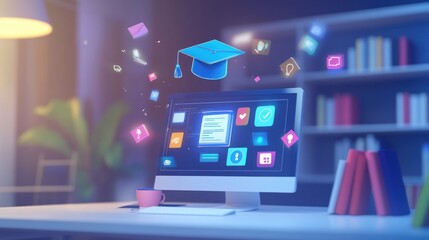 Online Education Concept