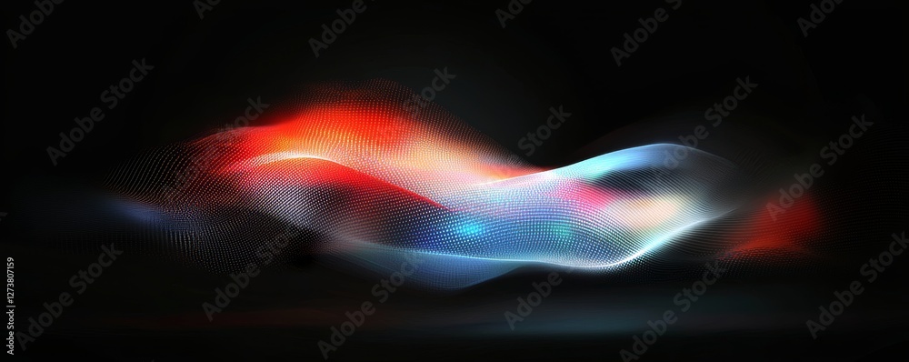 Aufkleber a digital background with an abstract design, ideal for use in technological processes, neural netwo