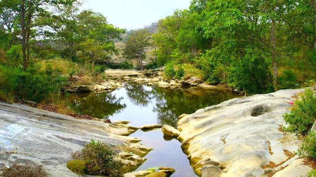 MOUNTAIN & WATERFALL VIEW IN RAIPUR MAIDAN UNA