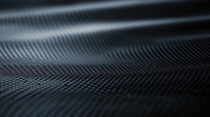 Dark gray fabric texture, wavy pattern, abstract background, design