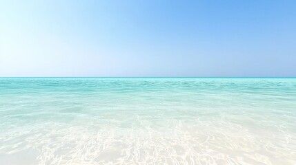 Obraz premium Serene ocean beach