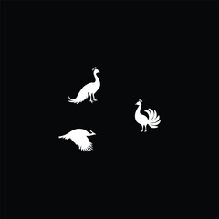 Animals silhouette