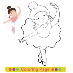 Coloring worksheet page. Educational printable coloring worksheet. Printable activity page for children 